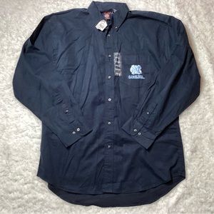 UNC Carolina Tar Heels NWT Mens Button Up Oxford Shirt 2XL.